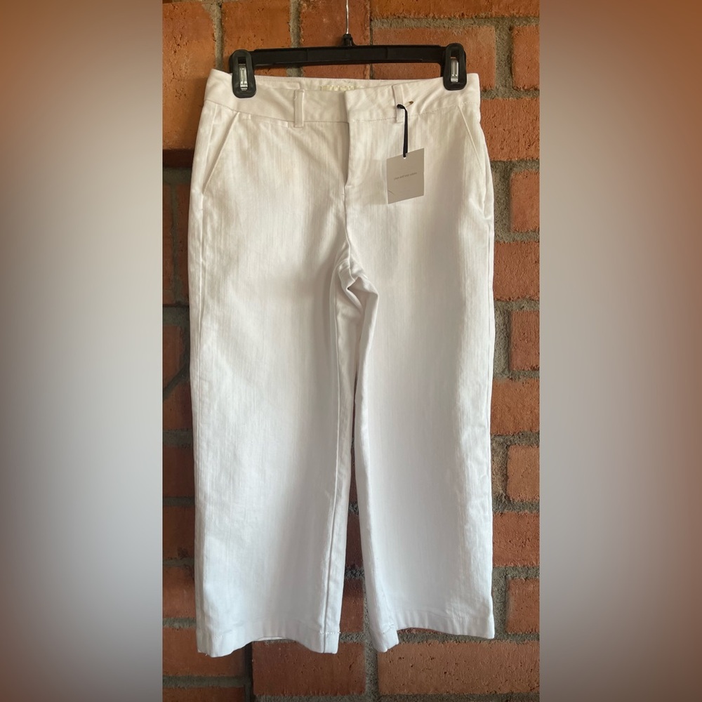 Kate Spade Broome Street Cropped White Cropped Jeans Size 25